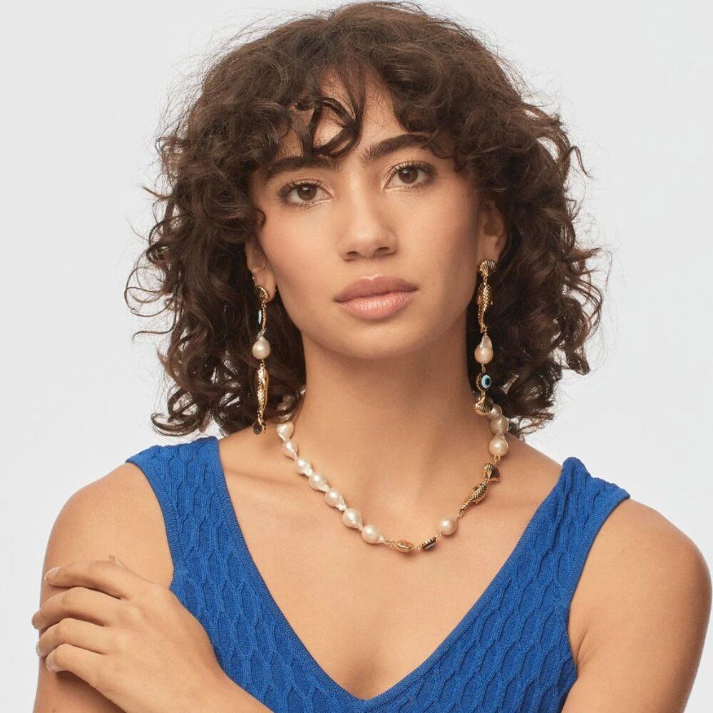 Brand New $275 Lele Sadoughi Necklace - Picture 3 of 9